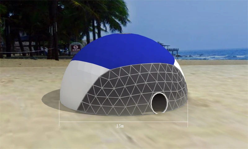Geodetska kupola za plažu