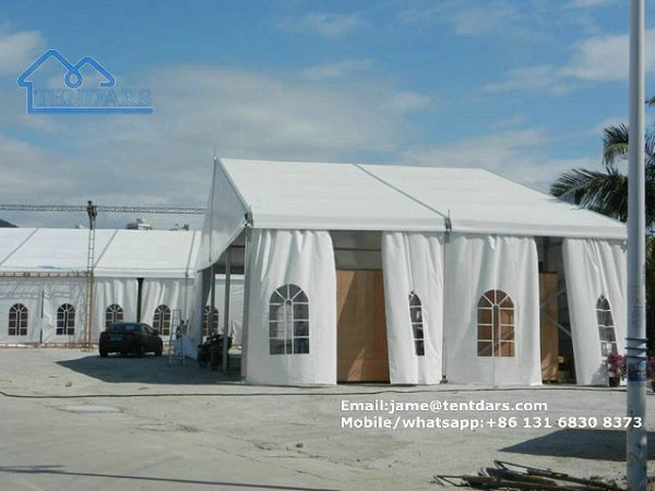 20x30 Meter Big Aluminium Šatori Sedlo Krovna forma Vodootporni komercijalni marquee