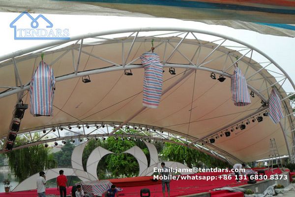 PVC zatvarač membranski šator Building Building Shelter za Outdoor Stage plesni događaj